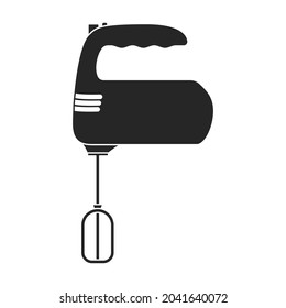 Icono vector mezclador.Icono vector negro aislado en mezclador de fondo blanco.