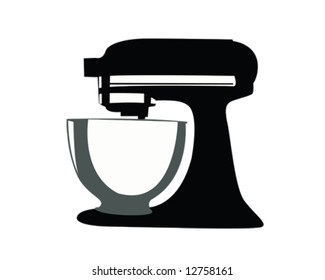 mixer vector illustration