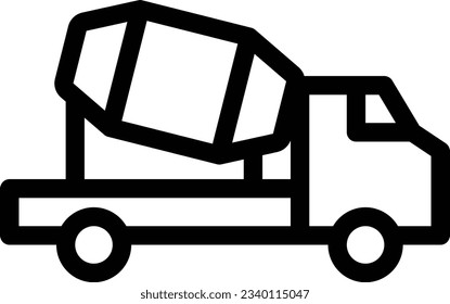 ilustración del vector mezclador en un fondo transparente.Símbolos de calidad superior.Icono del vector de trazo para el diseño de concepto y gráfico. 
