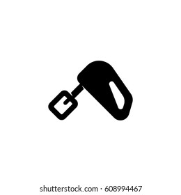 Mixer vector logo illustration isolated sign symbol. Icon pictogram for web graphics