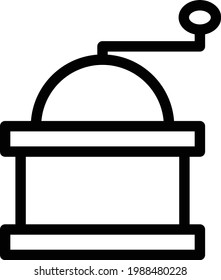 mixer vector thin line icon