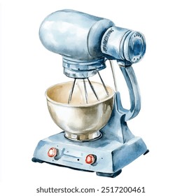 mixer watercolor clipart illustration isolated