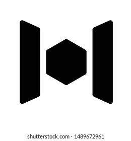  Mixin coin icon. Cryptocurrency coin money. blockchain  symbol. Internet money