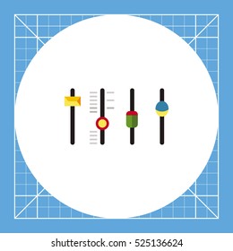 Mixing Console Faders Icon