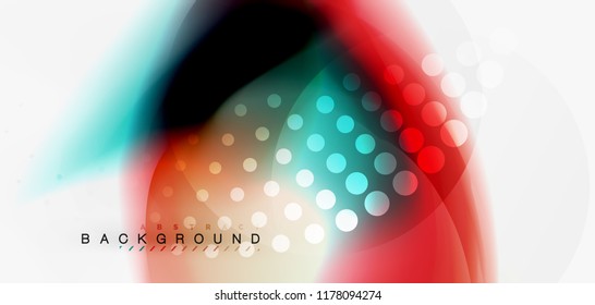 Mixing liquid color flow abstract background. Trendy abstract layout template for business or technology presentation, internet poster or web brochure cover, wallpaper. Vector illustration
