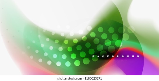 Mezcla de fondo abstracto de flujo de color líquido. Plantilla de diseño abstracto a la moda para presentación de negocios o tecnología, portada de póster de internet o de folletos web, fondo de pantalla. Ilustración del vector