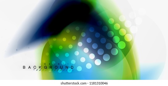 Mixing liquid color flow abstract background. Trendy abstract layout template for business or technology presentation, internet poster or web brochure cover, wallpaper. Vector illustration