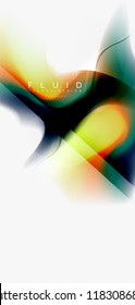 Mixing liquid color flow abstract background. Trendy abstract layout template for business or technology presentation, internet poster or web brochure cover, wallpaper. Vector illustration