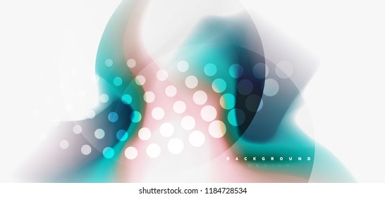 Mixing liquid color flow abstract background. Trendy abstract layout template for business or technology presentation, internet poster or web brochure cover, wallpaper. Vector illustration