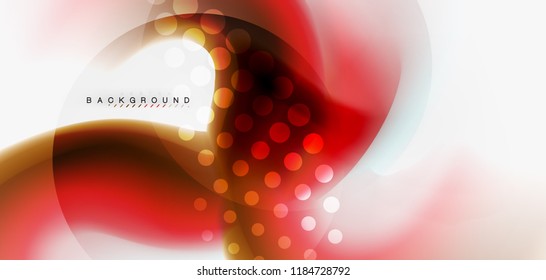 Mixing liquid color flow abstract background. Trendy abstract layout template for business or technology presentation, internet poster or web brochure cover, wallpaper. Vector illustration
