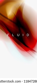 Mezcla de fondo abstracto de flujo de color líquido. Plantilla de diseño abstracto a la moda para presentación de negocios o tecnología, portada de póster de internet o de folletos web, fondo de pantalla. Ilustración del vector