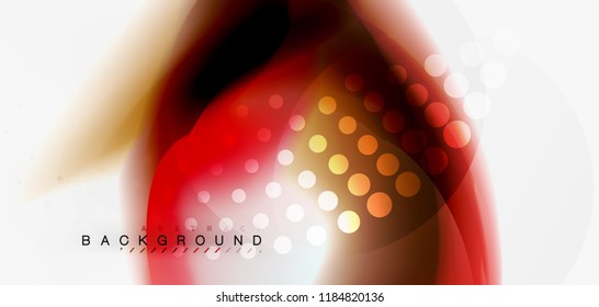 Mezcla de fondo abstracto de flujo de color líquido. Plantilla de diseño abstracto a la moda para presentación de negocios o tecnología, portada de póster de internet o de folletos web, fondo de pantalla. Ilustración del vector