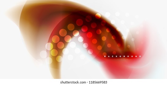 Mixing liquid color flow abstract background. Trendy abstract layout template for business or technology presentation, internet poster or web brochure cover, wallpaper. Vector illustration
