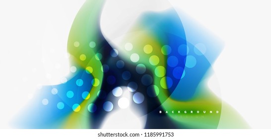 Mixing liquid color flow abstract background. Trendy abstract layout template for business or technology presentation, internet poster or web brochure cover, wallpaper. Vector illustration