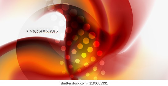 Mixing liquid color flow abstract background. Trendy abstract layout template for business or technology presentation, internet poster or web brochure cover, wallpaper. Vector illustration