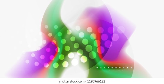 Mixing liquid color flow abstract background. Trendy abstract layout template for business or technology presentation, internet poster or web brochure cover, wallpaper. Vector illustration