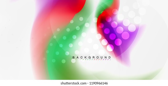 Mezcla de fondo abstracto de flujo de color líquido. Plantilla de diseño abstracto a la moda para presentación de negocios o tecnología, portada de póster de internet o de folletos web, fondo de pantalla. Ilustración del vector