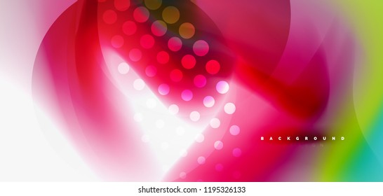 Mixing liquid color flow abstract background. Trendy abstract layout template for business or technology presentation, internet poster or web brochure cover, wallpaper. Vector illustration