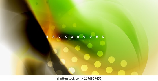 Mixing liquid color flow abstract background. Trendy abstract layout template for business or technology presentation, internet poster or web brochure cover, wallpaper. Vector illustration