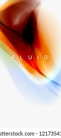 Mixing liquid color flow abstract background. Trendy abstract layout template for business or technology presentation, internet poster or web brochure cover, wallpaper. Vector illustration