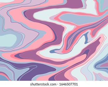 Mixing liquid paint. Abstract background. Vector illustration