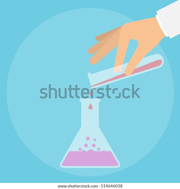 Mixing Substance Concept Stock Vector Royalty Free