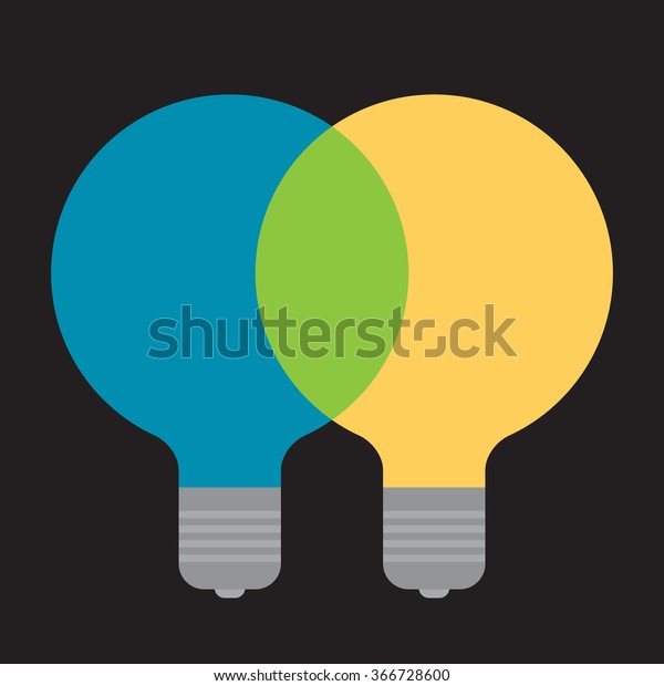 mixing-two-ideas-together-create-new-stock-vector-royalty-free