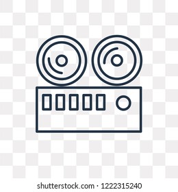 Mixing vector outline icon isolated on transparent background, high quality linear Mixing transparency concept can be used web and mobile