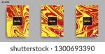 Mixture of acrylic paints. Liquid marble texture. Fluid art. Applicable for design cover, presentation, invitation, flyer, annual report, poster, desing packaging. Modern artwork - Vector