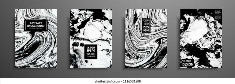 Mixture of acrylic paints. Liquid marble texture. Fluid art. Applicable for design cover, presentation, invitation, flyer, annual report, poster and business card, desing packaging. Modern artwork