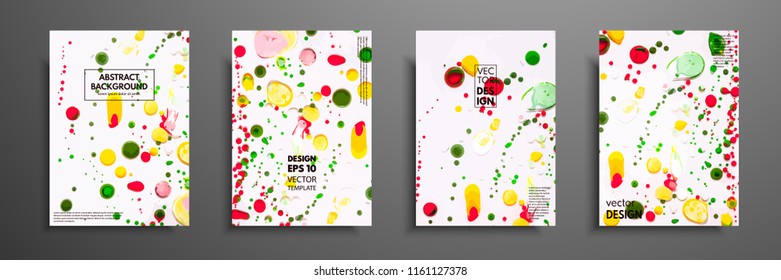 Mixture of acrylic paints. Liquid marble texture. Fluid art. Applicable for design cover, presentation, invitation, flyer, annual report, poster and business card, desing packaging. Modern artwork.
