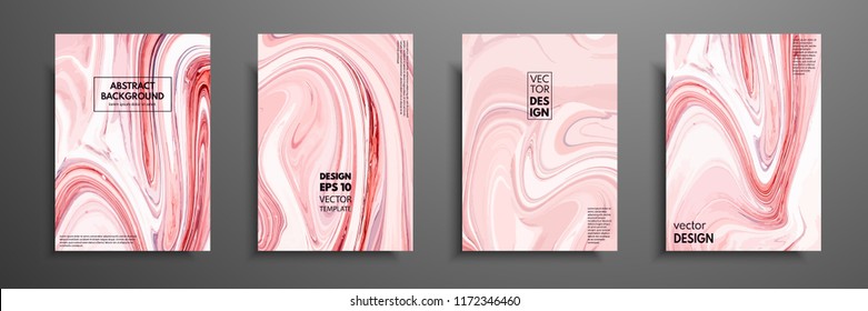 Mixture of acrylic paints. Liquid marble texture. Fluid art. Applicable for design cover, presentation, invitation, flyer, annual report, poster and business card, desing packaging. Modern artwork