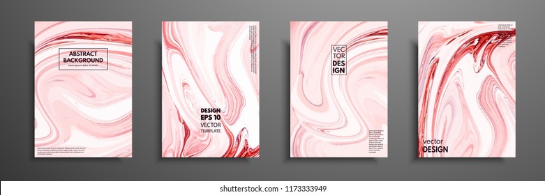 Mixture of acrylic paints. Liquid marble texture. Fluid art. Applicable for design cover, presentation, invitation, flyer, annual report, poster and business card, desing packaging. Modern artwork