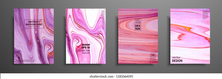 Mixture of acrylic paints. Liquid marble texture. Fluid art. Applicable for design cover, presentation, invitation, flyer, annual report, poster and business card, desing packaging. Modern artwork