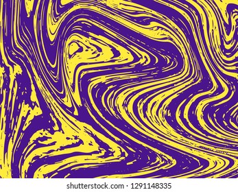 Mixture of acrylic paints. Liquid marble texture. Fluid art. Applicable for design cover, presentation, invitation, flyer, annual report, poster, desing packaging. Modern artwork - Vector