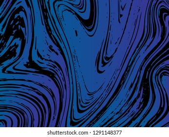 Mixture of acrylic paints. Liquid marble texture. Fluid art. Applicable for design cover, presentation, invitation, flyer, annual report, poster, desing packaging. Modern artwork - Vector