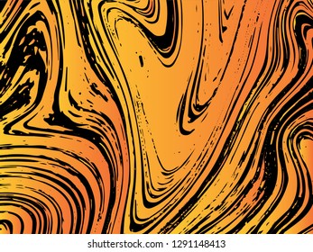 Mixture of acrylic paints. Liquid marble texture. Fluid art. Applicable for design cover, presentation, invitation, flyer, annual report, poster, desing packaging. Modern artwork - Vector