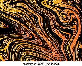 Mixture of acrylic paints. Liquid marble texture. Fluid art. Applicable for design cover, presentation, invitation, flyer, annual report, poster, desing packaging. Modern artwork - Vector