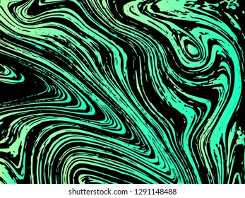 Mixture of acrylic paints. Liquid marble texture. Fluid art. Applicable for design cover, presentation, invitation, flyer, annual report, poster, desing packaging. Modern artwork - Vector