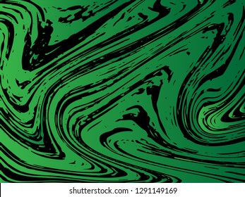 Mixture of acrylic paints. Liquid marble texture. Fluid art. Applicable for design cover, presentation, invitation, flyer, annual report, poster and, design packaging. Modern artwork - Vector