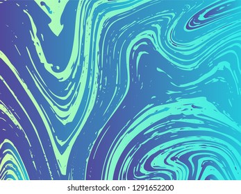 Mixture of acrylic paints. Liquid marble texture. Fluid art. Applicable for design cover, presentation, invitation, flyer, annual report, poster, design packaging. Modern artwork - Vector