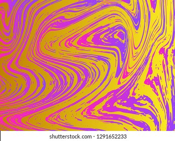 Mixture of acrylic paints. Liquid marble texture. Fluid art. Applicable for design cover, presentation, invitation, flyer, annual report, poster, design packaging. Modern artwork - Vector