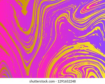 Mixture of acrylic paints. Liquid marble texture. Fluid art. Applicable for design cover, presentation, invitation, flyer, annual report, poster, design packaging. Modern artwork - Vector