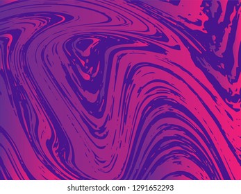 Mixture of acrylic paints. Liquid marble texture. Fluid art. Applicable for design cover, presentation, invitation, flyer, annual report, poster, design packaging. Modern artwork - Vector