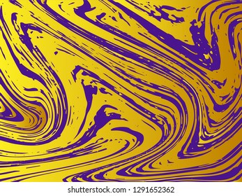 Mixture of acrylic paints. Liquid marble texture. Fluid art. Applicable for design cover, presentation, invitation, flyer, annual report, poster, design packaging. Modern artwork - Vector