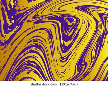 Mixture of acrylic paints. Liquid marble texture. Fluid art. Applicable for design cover, presentation, invitation, flyer, annual report, poster, design packaging. Modern artwork - Vector
