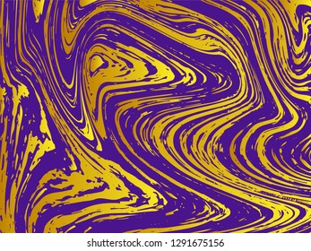 Mixture of acrylic paints. Liquid marble texture. Fluid art. Applicable for design cover, presentation, invitation, flyer, annual report, poster, design packaging. Modern artwork - Vector