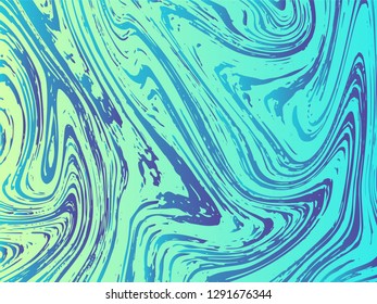 Mixture of acrylic paints. Liquid marble texture. Fluid art. Applicable for design cover, presentation, invitation, flyer, annual report, poster, design packaging. Modern artwork - Vector