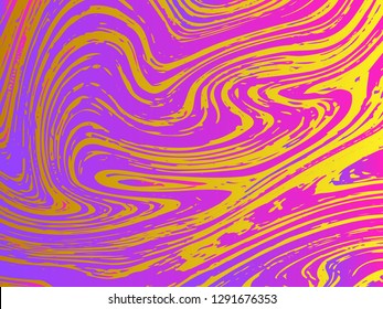 Mixture of acrylic paints. Liquid marble texture. Fluid art. Applicable for design cover, presentation, invitation, flyer, annual report, poster, design packaging. Modern artwork - Vector
