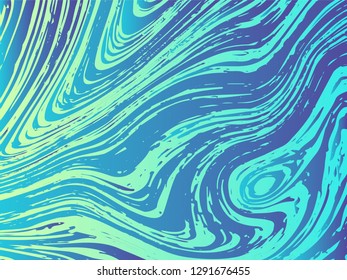 Mixture of acrylic paints. Liquid marble texture. Fluid art. Applicable for design cover, presentation, invitation, flyer, annual report, poster, design packaging. Modern artwork - Vector